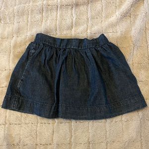 Denim skort